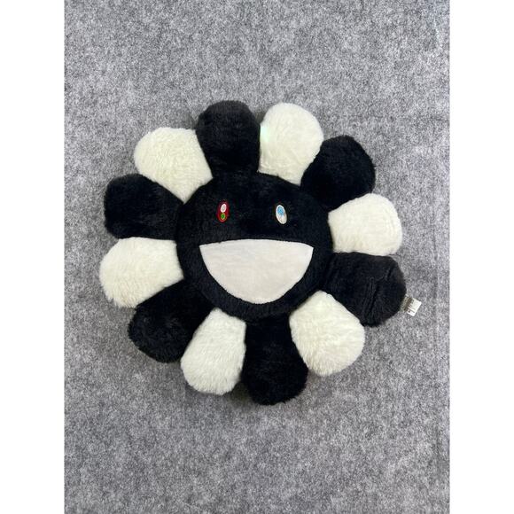 Takashi Murakami‎ pillow black and white  40cm MUST HAVE! - Picture 1 of 2